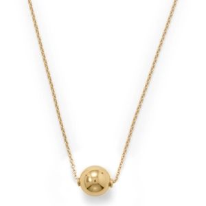 14KT GOLD PLATED FLOATING BEAD NECKLACE